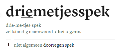 driemetjesspek